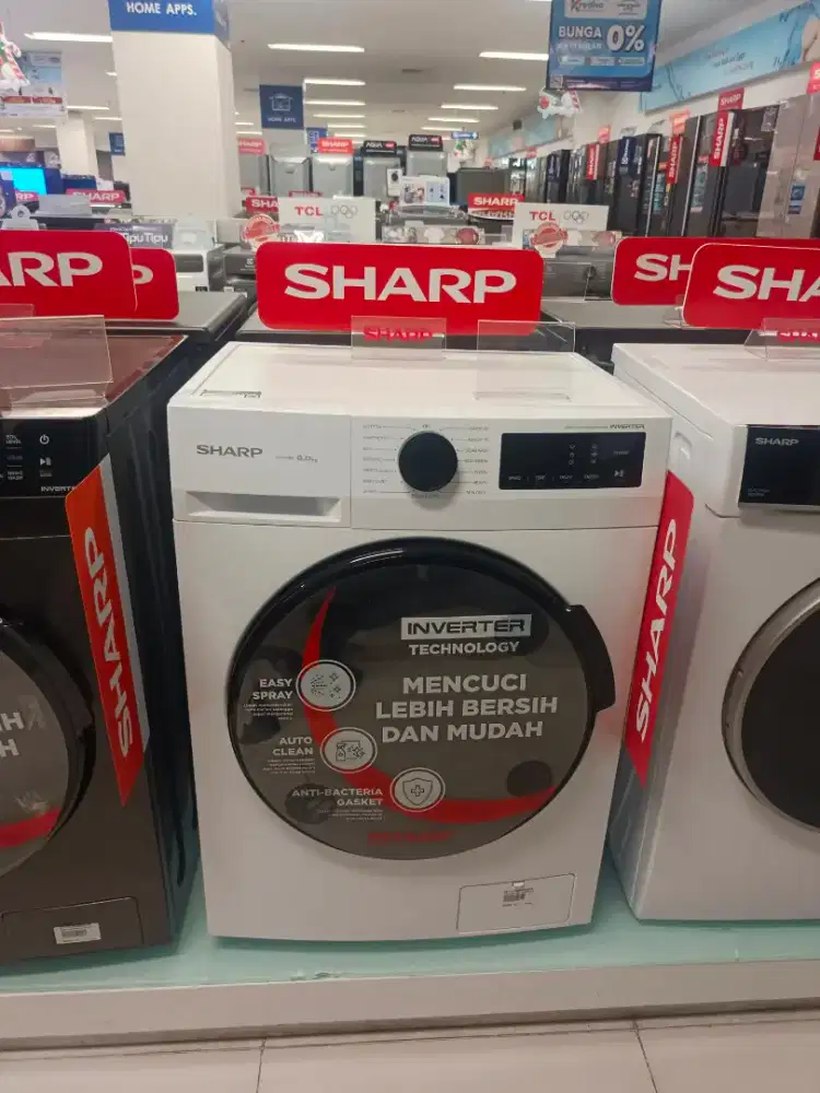 M cuci sharp froud loading 7 kg promo spesial akhir tahun