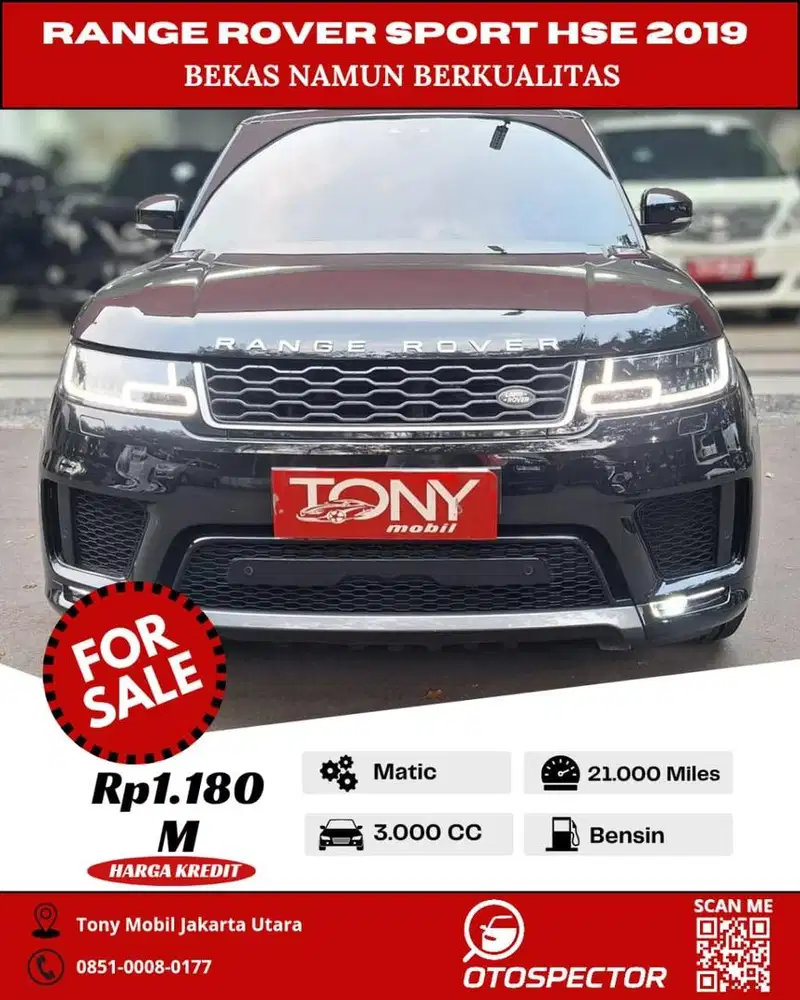 Range Rover Sport HSE 2.0 AT 2019 Hitam