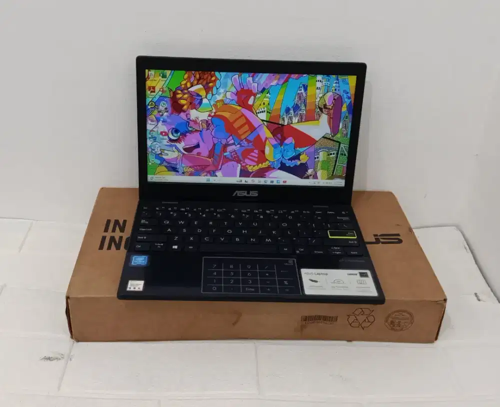 Notebook Asus Vivobook E210MA tampilan elegan yang dibekali fitur