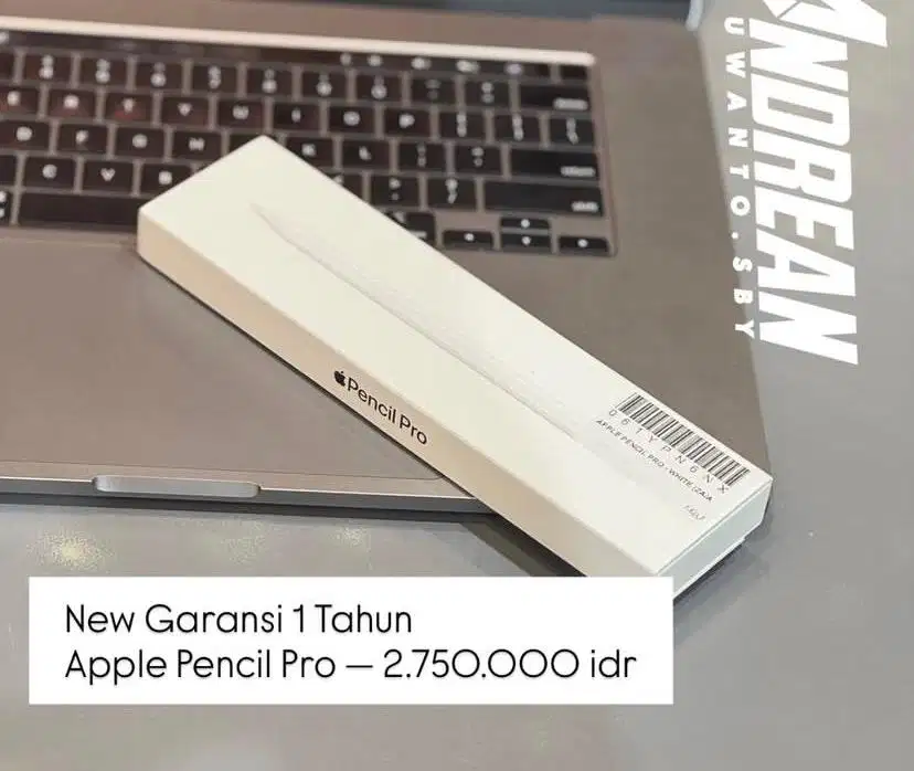 New Apple pencil pro