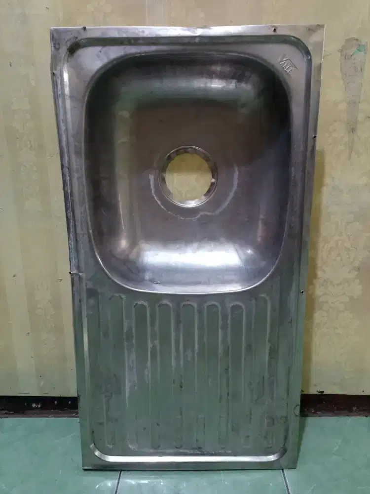 Wastafel stenlis cuci piring