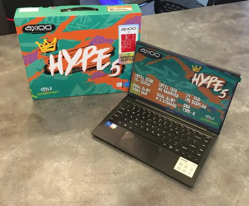 Ready promo 0% di Laptop Axioo Hype 5 di KLA Komputer Mataram