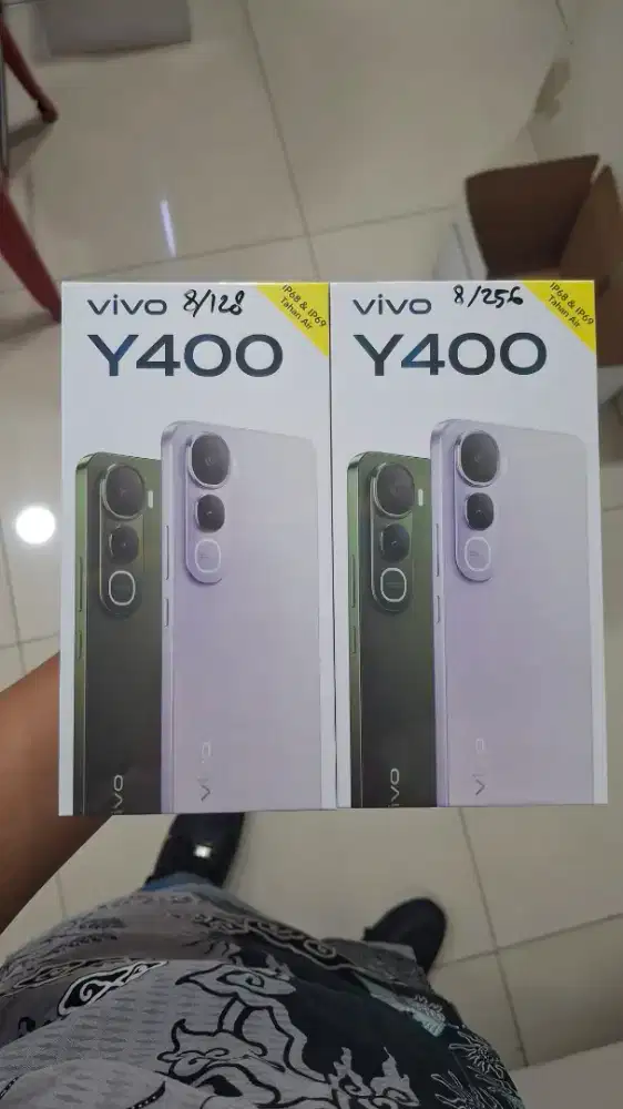 NEW VIVO Y400 SERIES. 50MP UNDERWATER CAMERA. LAYAR AMOLED