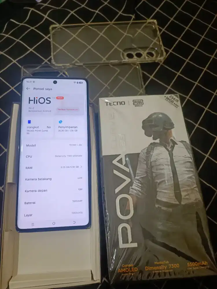 BU POL TECNO POVA CURVE 5G 8/256