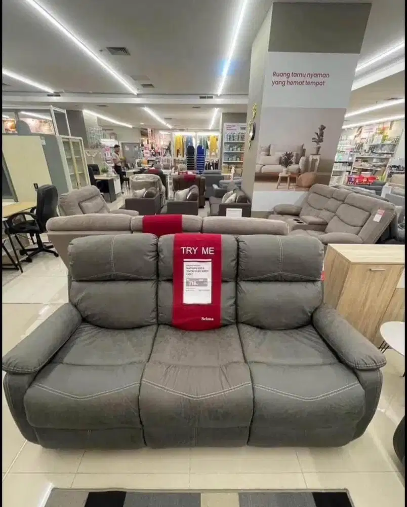 Promo Sofa Set Nathan Recliner