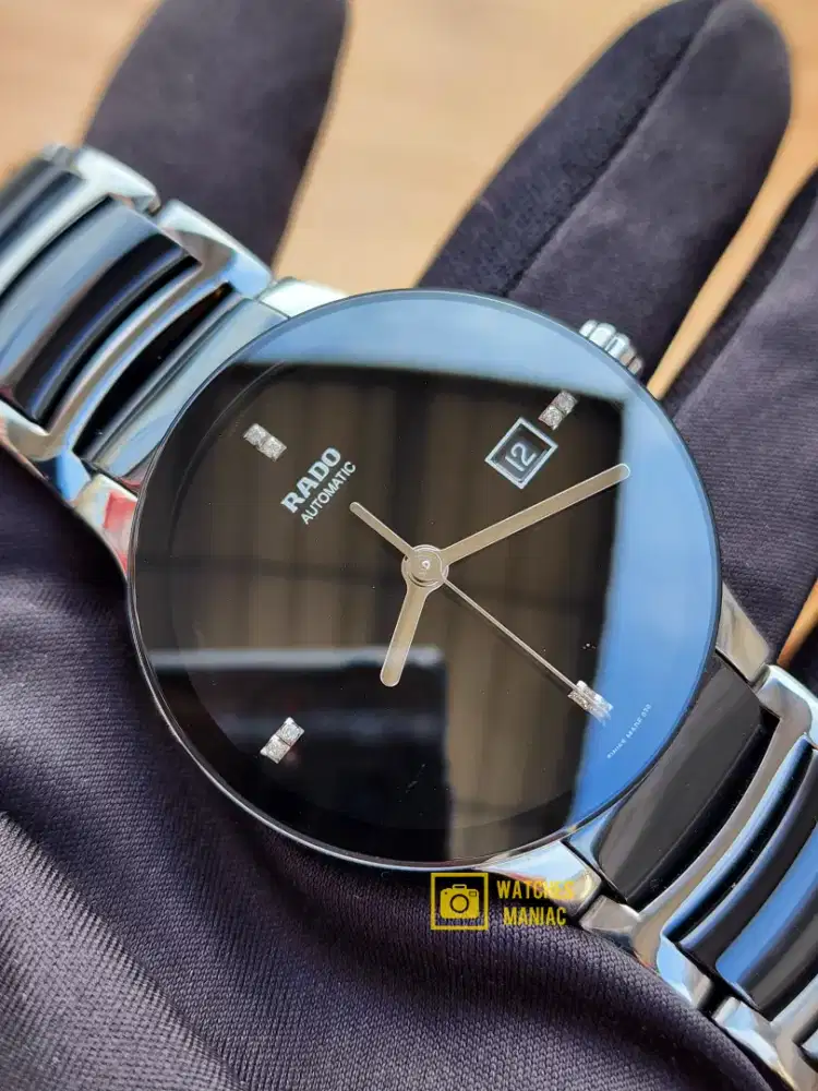 Jam Tangan Luxury Original Rado Centrix Diamond Ceramic Automatic Swis