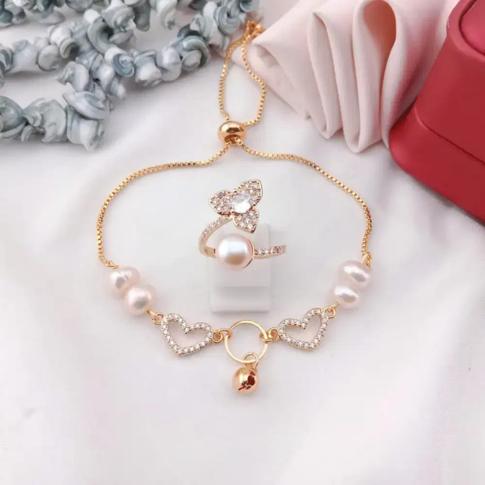 Gelang cincin mutiara