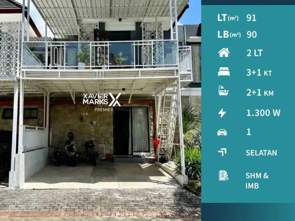 Rumah 2 Lt di Adyna Residence Lowokwaru Malang Dekat UMM