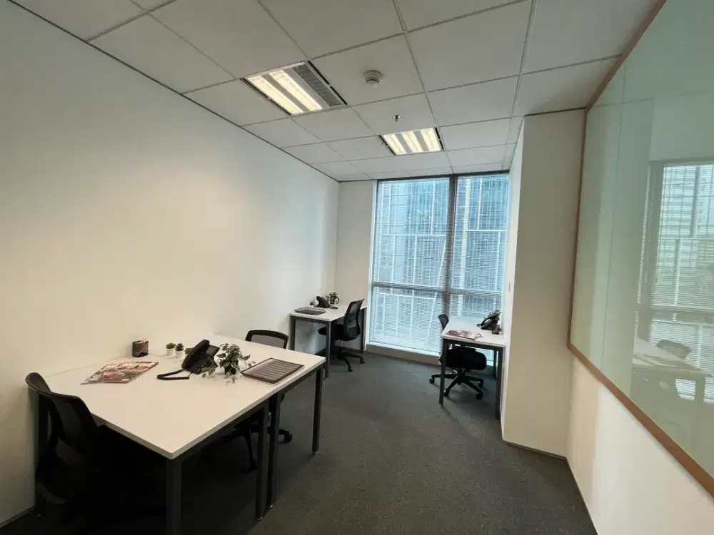 Sewa Kantor Fully Furnished 5 Pax di The Energy SCBD Sudirman Dekat MRT TJ