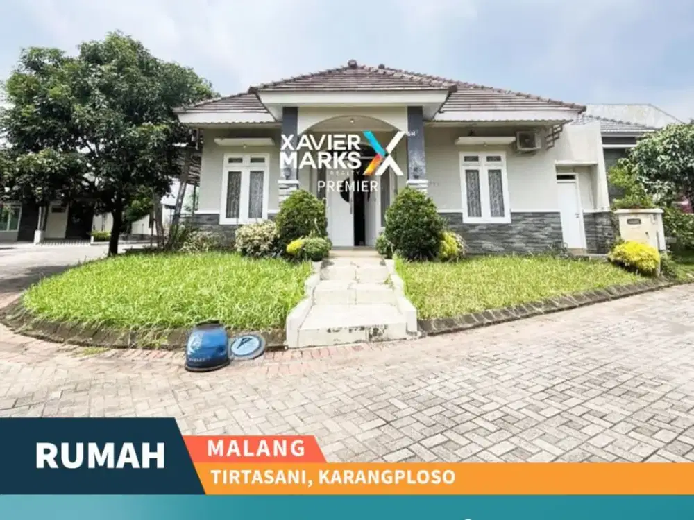 Rumah Bersih Furnish Tinggal Huni di Tirtasani Karangploso Malang