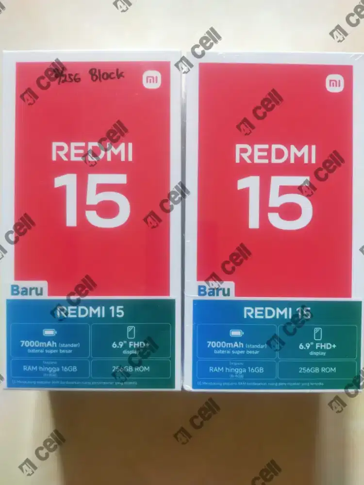 Redmi 15 ram 8/256 100% baru Termurah