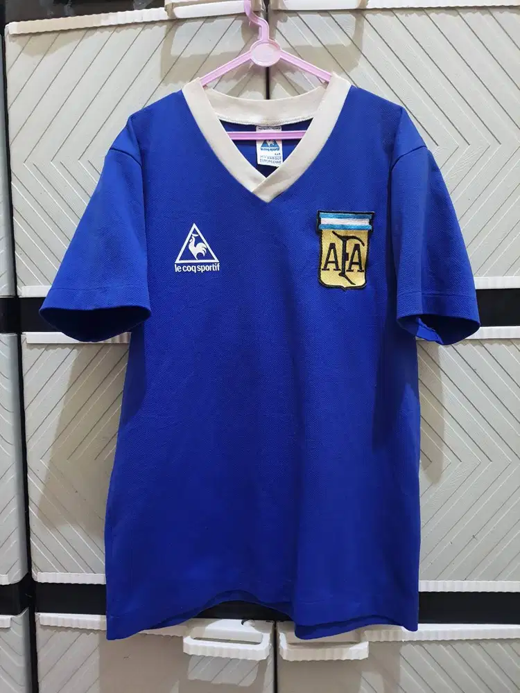 Jersey Argentina Away 1986 Signed Diego Maradona