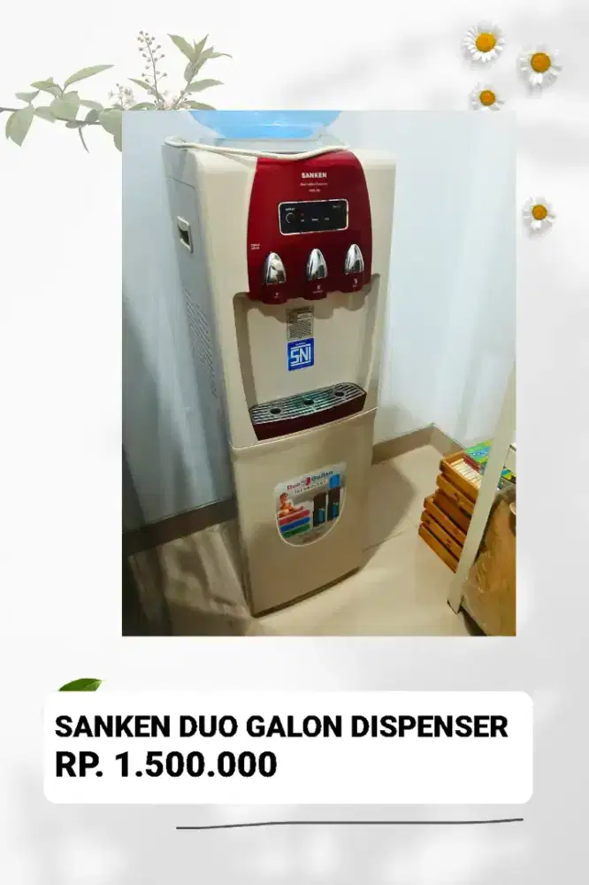 DIJUAL DISPENSER DUO GALON