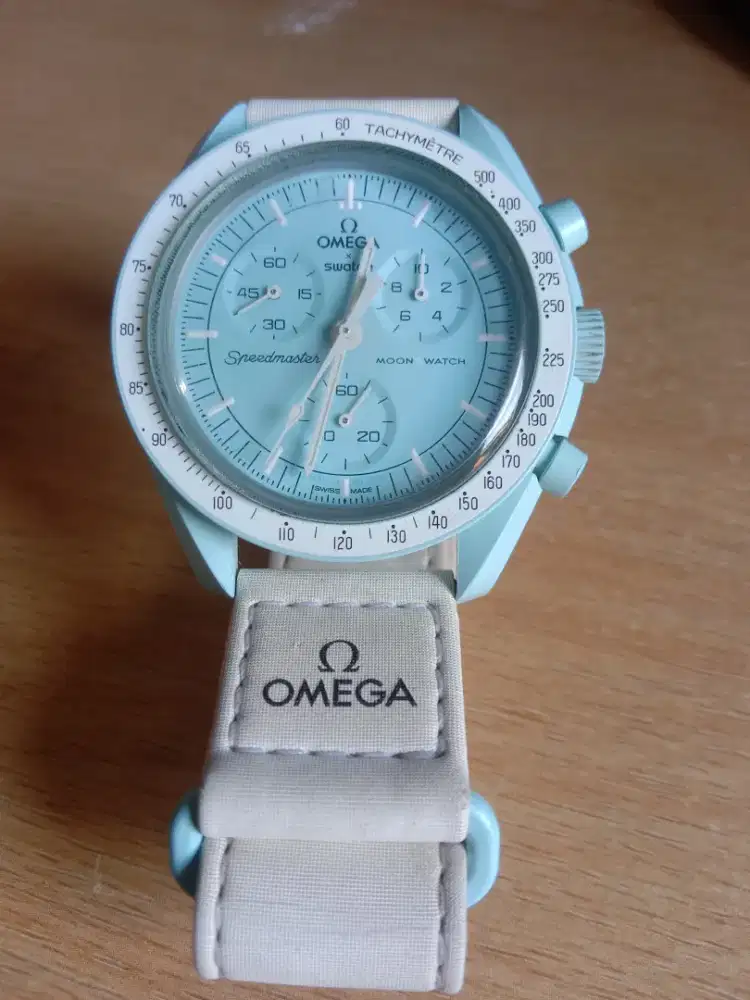 Jam tangan Omega Swatch moon watch mission to uranus