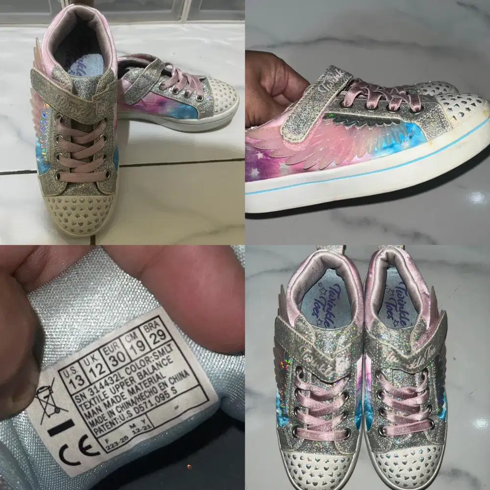 Sepatu Skechers insole 19 cm Cewek