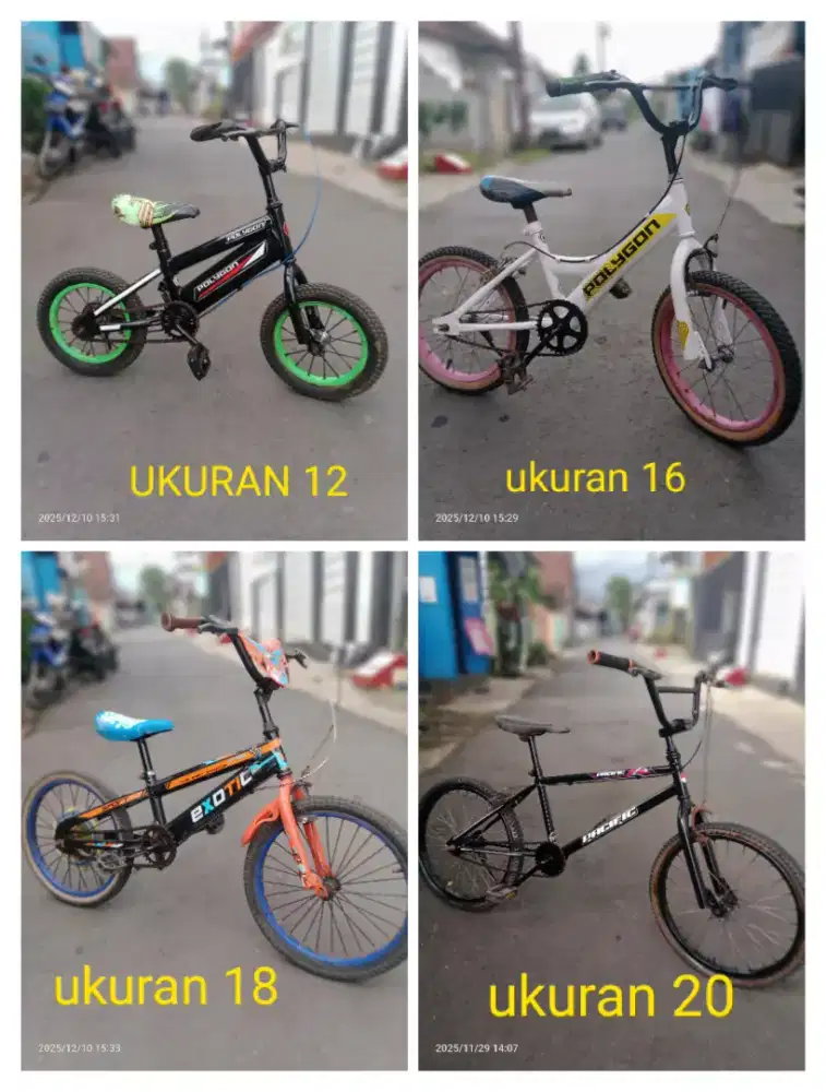 Jual sepeda siap gowes