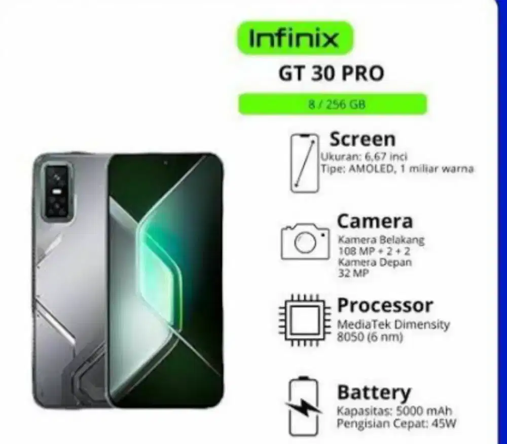 Dijula infinix gt 30 pro mulus