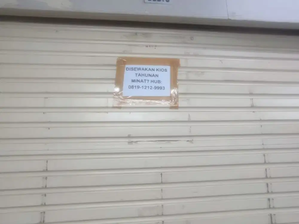 Disewakan Kios Apartemen Kelapa Gading Nias Tahunan Posisi Strategis