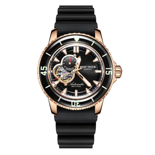 Jam Tangan Reef Tiger Aurora Sea Wolf Black