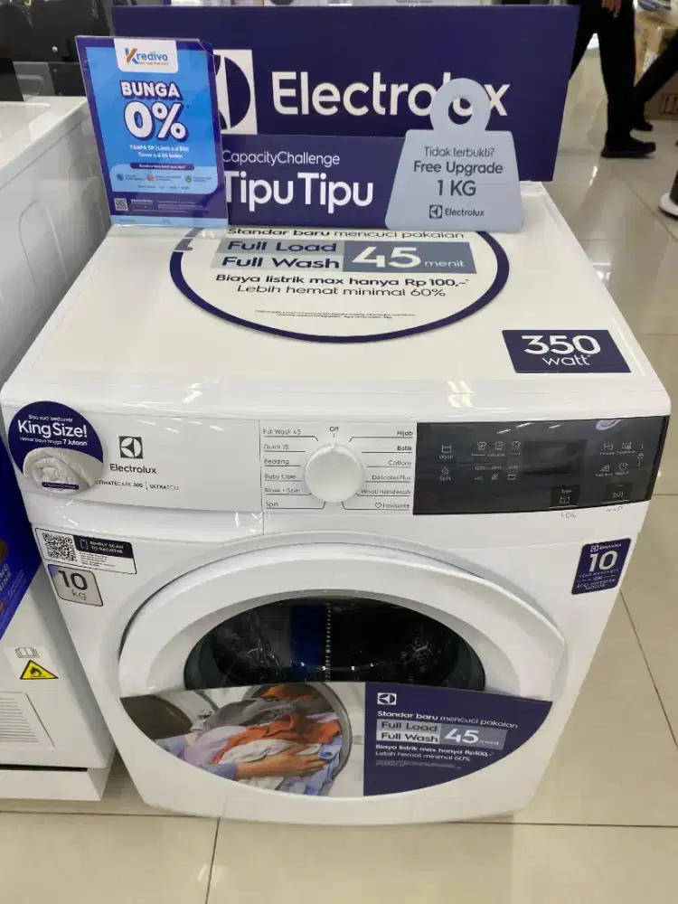 Mesin cuci front loading 8kg-10kg ready..