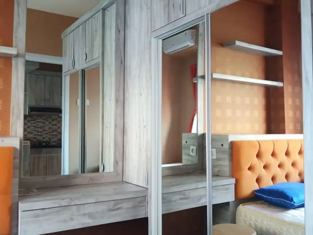 APARTEMEN GREEN PRAMUKA CITY 2 KAMAR FULL FURNISH TOWER ORCHID MALL PER 6 BULAN JAKARTA PUSAT