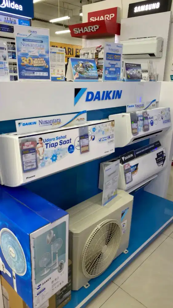 AC Daikin start from 1/2pk ready.. Free pemasangan