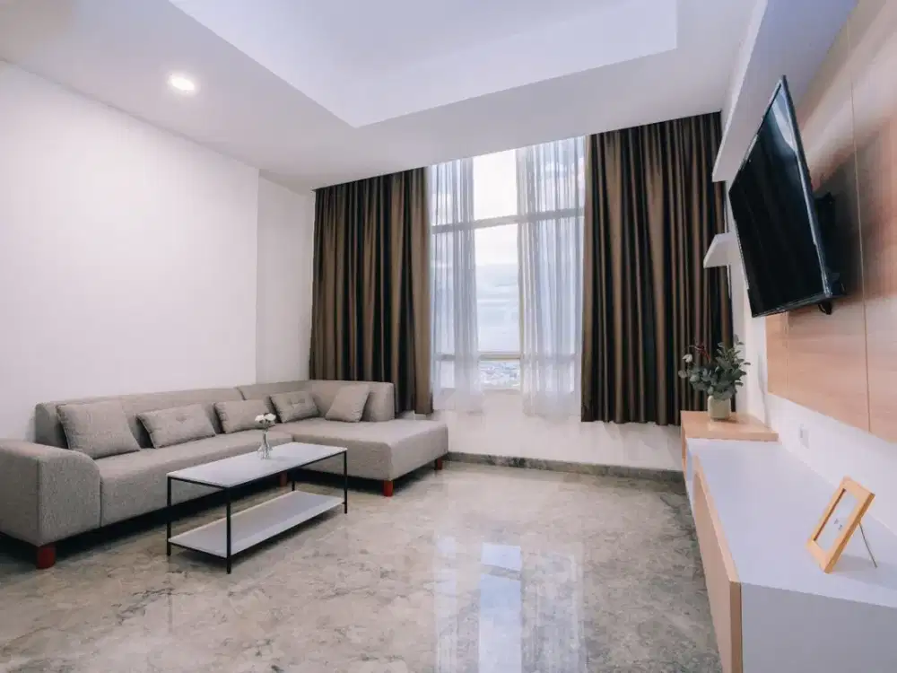 Sewa Apartemen Skandinavia Full Furnished 2 Bedroom Lux Top Level di Kota Tangerang