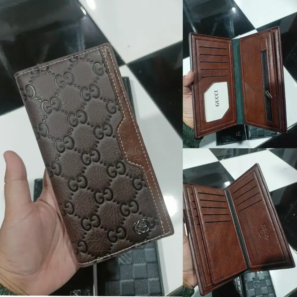 Ready siap antar! Dompet panjang Pria gratis antar Banjarmasin