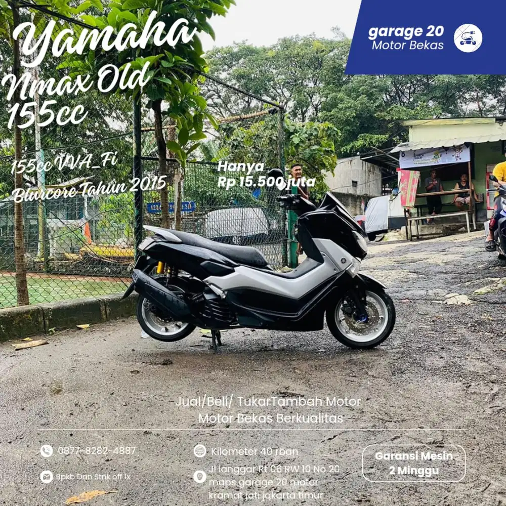 Yamaha Nmax Old 155cc Non Abs fi Bluecore Tahun 2015
