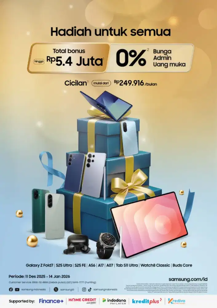 Year End promo samsung store lampung city mall