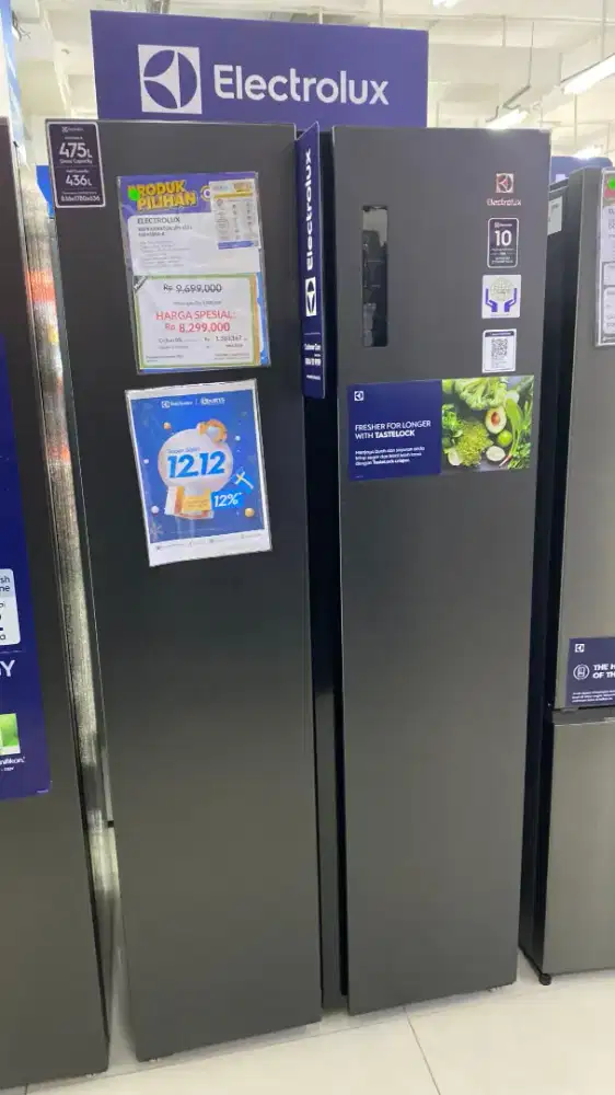 Kulkas Side by Side Electrolux 475L