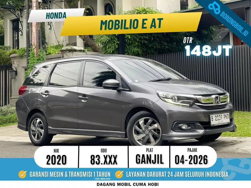 HONDA MOBILIO E AT 2020 PAJAK PANJANG
