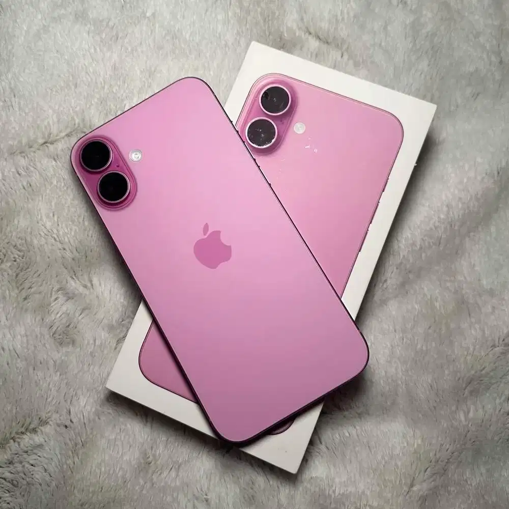 IPHONE 16 PLUS 128GB PINK NEW IBOX KREDIT BISA