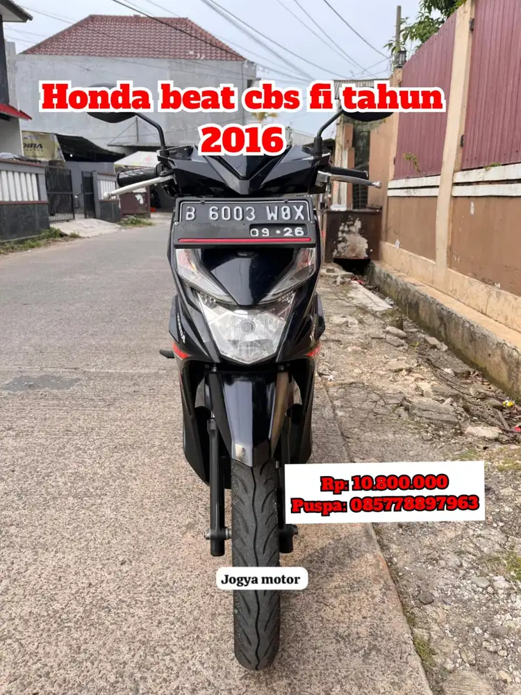 (B) honda beat cbs fi 2016