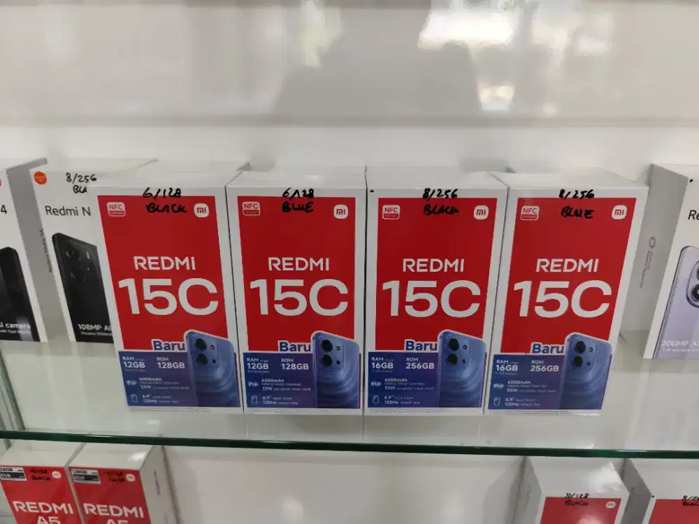 Redmi 15C New,TERMURAH,GARANSI RESMI 15 BULAN