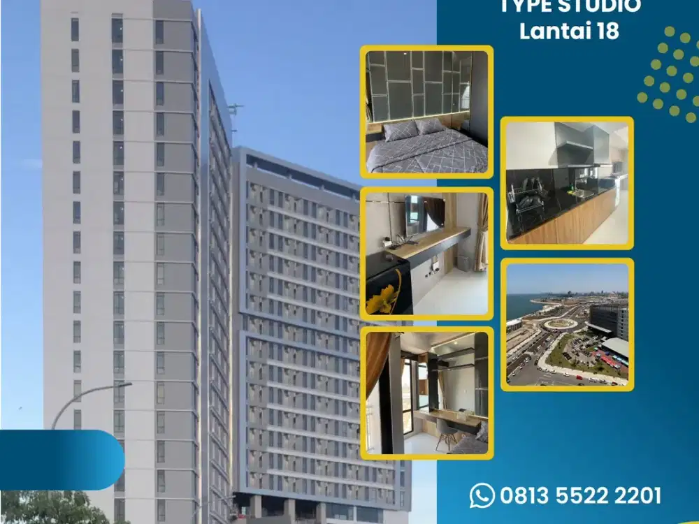 Delft Apartment Citraland Cpi Type Studio Lantai 18