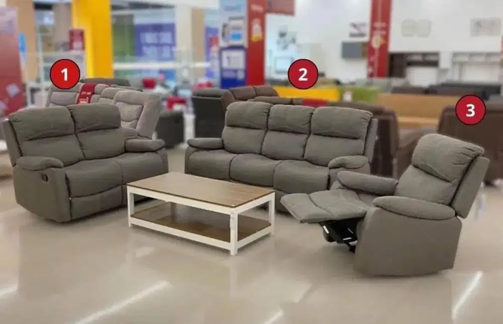 PROMO SOFA SET RECLINER