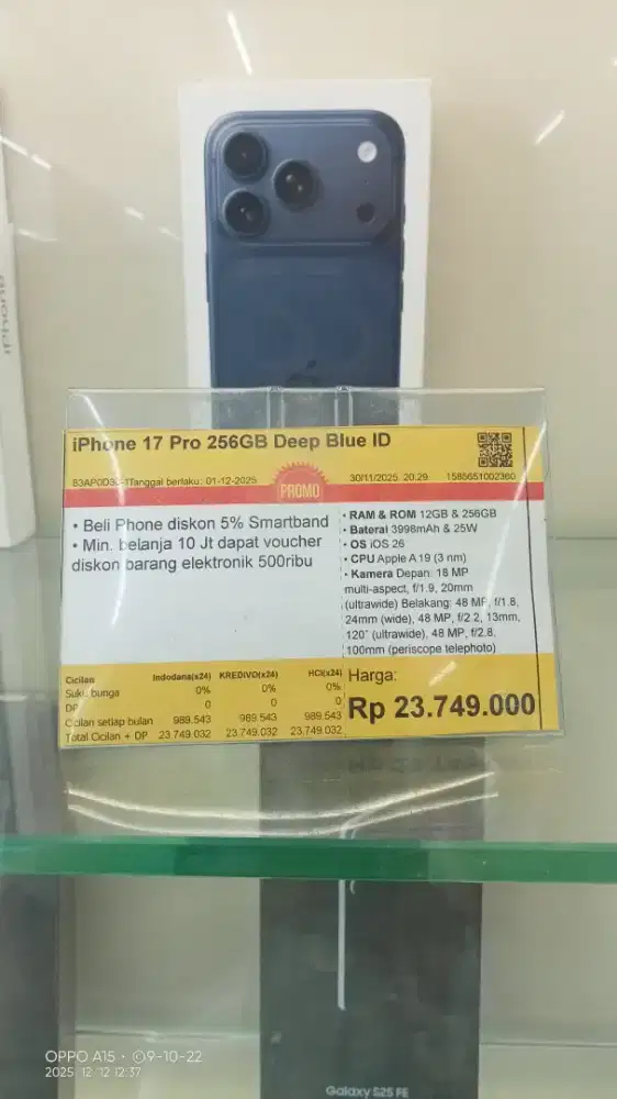 iphone 17 pro deep blue