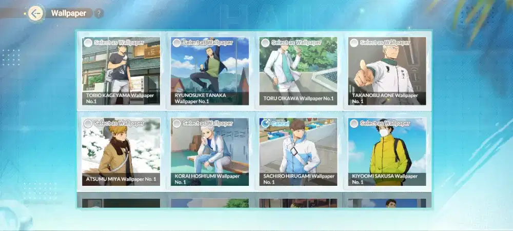 AKUN GAME HAIKYU SERVER GLOBAL