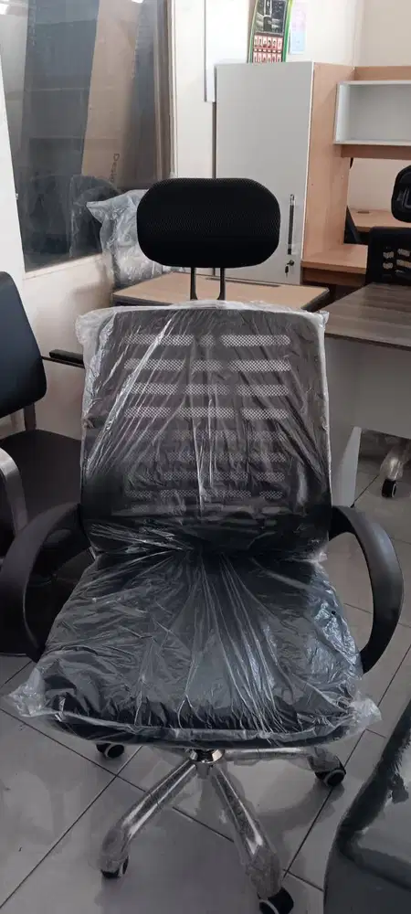 PROMO KURSI STAFF HIDROLIK DENGAN HEADREST SALE GRATIS ANTAR