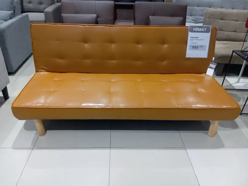 Selma Leticia Sofa Bed Kulit