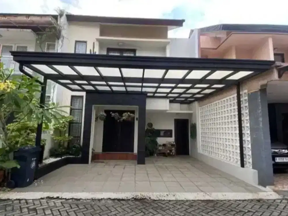 Modern Home 2 Lantai dengan Swimming Pool di Jaticempaka