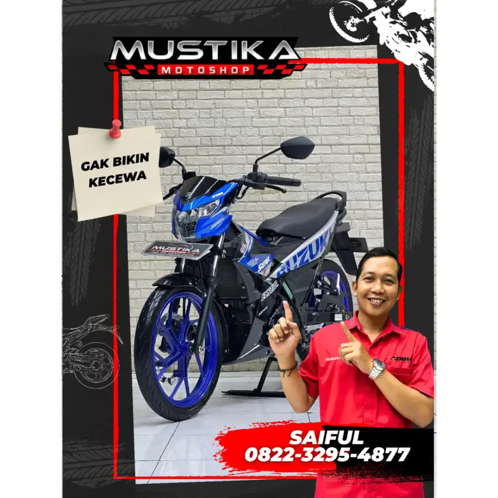 Perfect Condition!!Satria Fu Ecstar 2024 N Kota Pajk Baru-Mustika