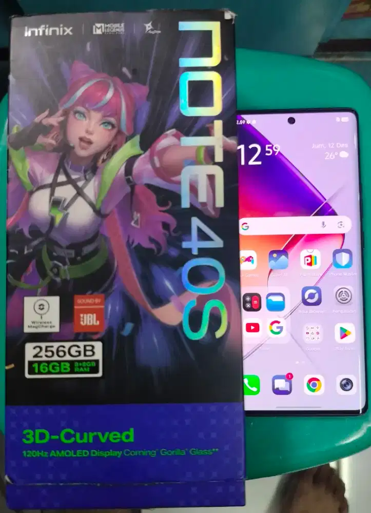 INFINIX NOTE 40S 8+8/256Gb FULLSETT