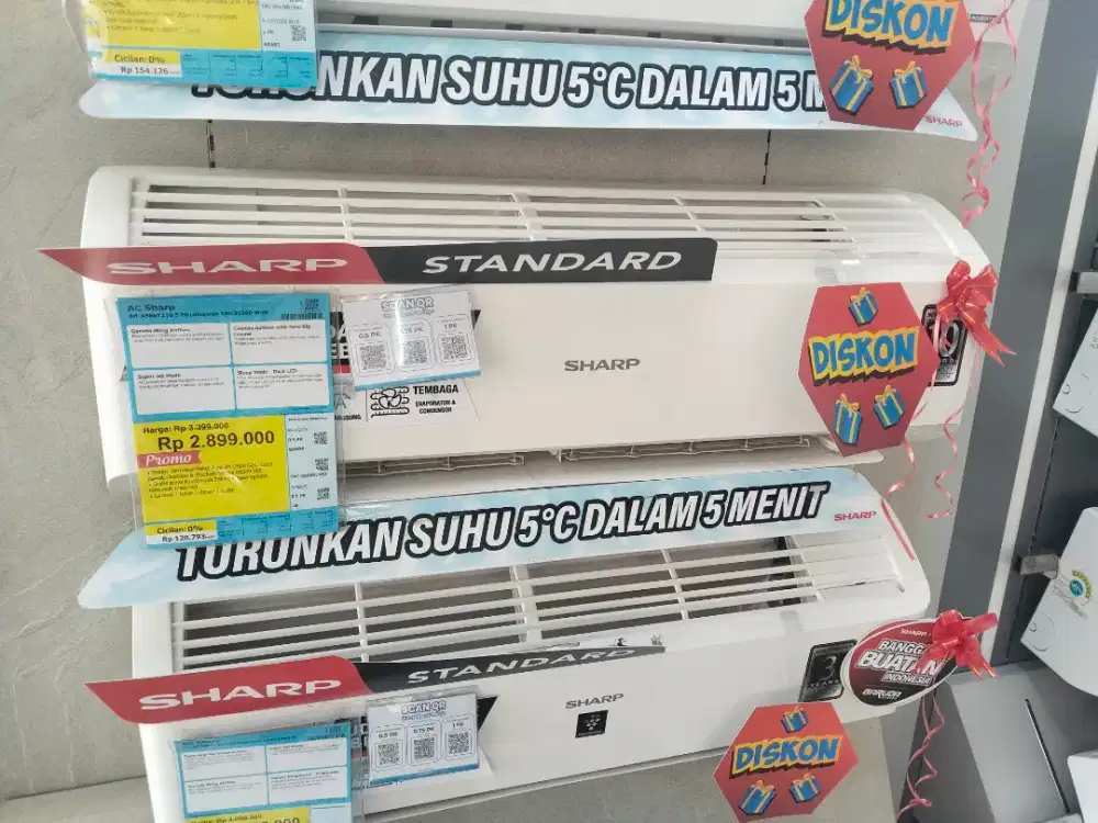 AC Tersedia berbagai merk