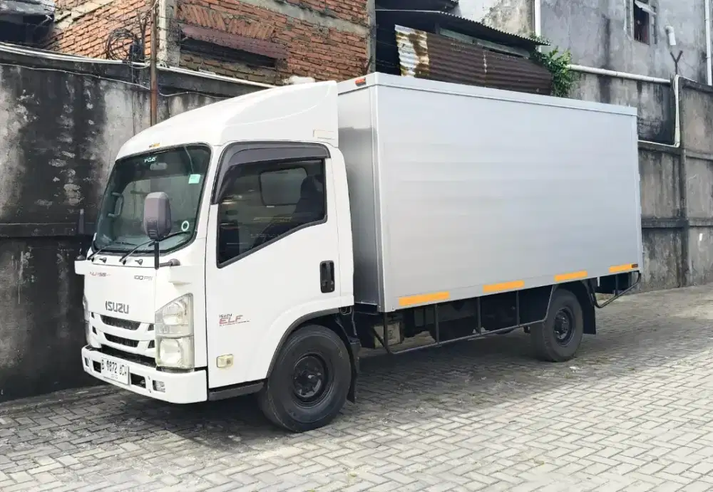 MULUS+banBARU MURAH CDE LONG engkel isuzu elf Box aluminium 2020 bok
