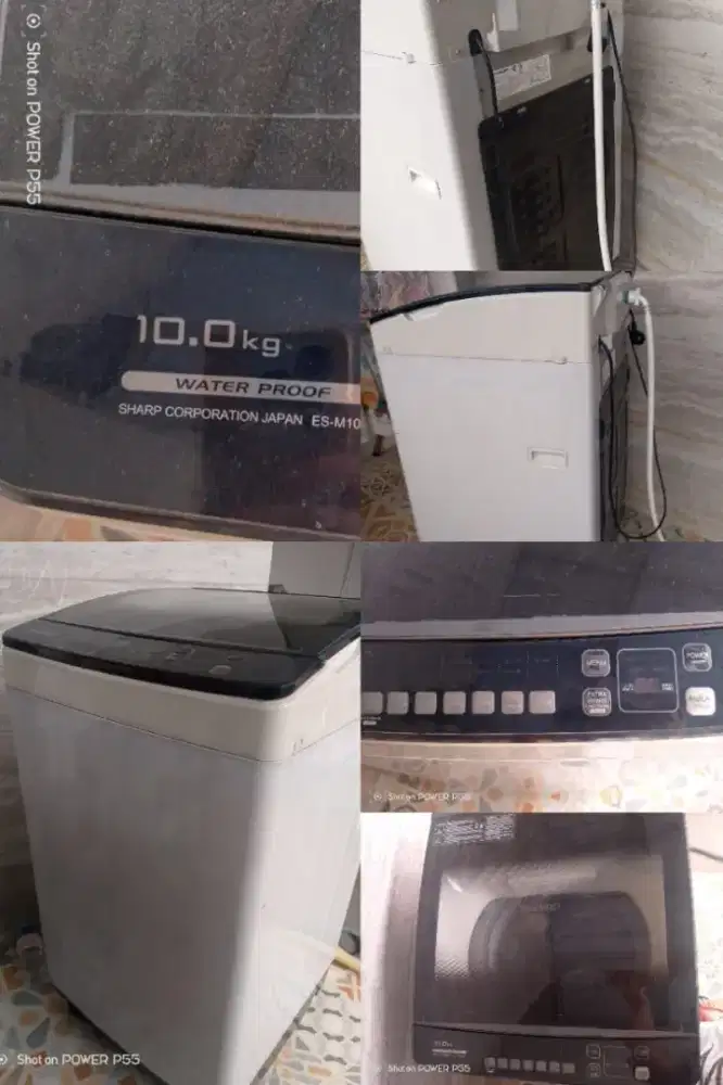 Dijual Mesin Cuci Merk Sharp Top Loading 10 Kg