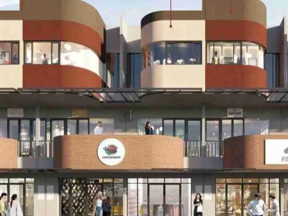 Ruko 2 lantai yang terletak di kota Harapan Indah