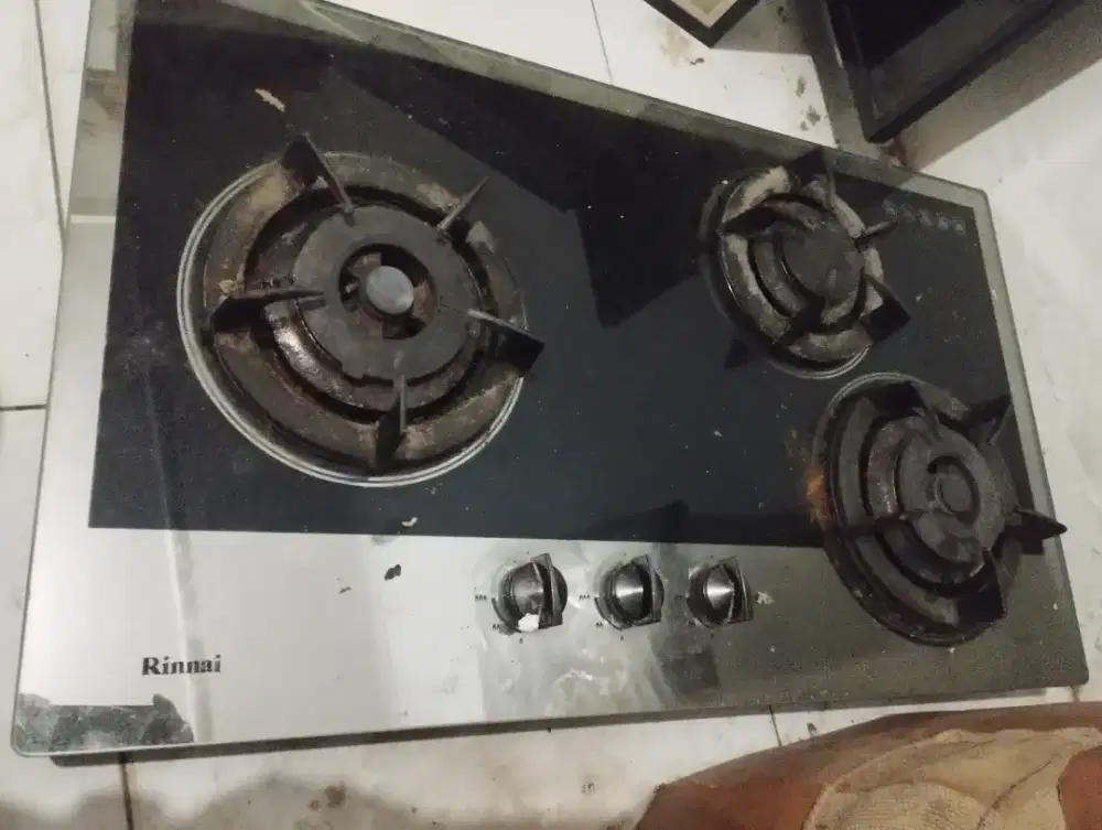 KOMPOR TANAM RINNAI + COOKER HOOD