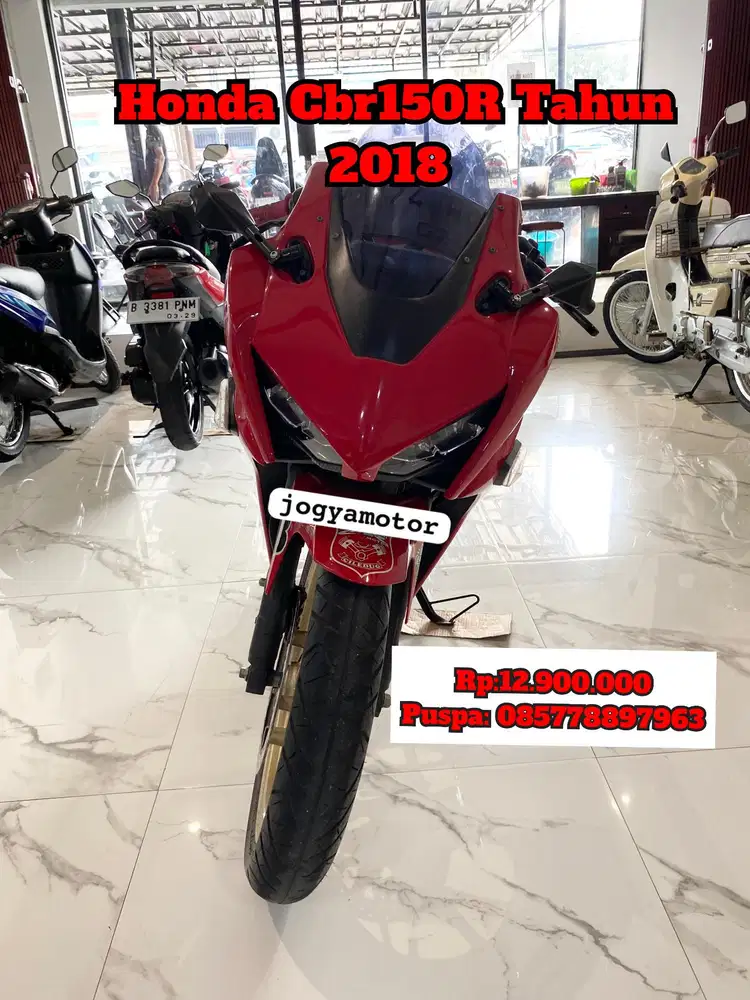 (B) honda cbr150r tahun 2018 cash credit